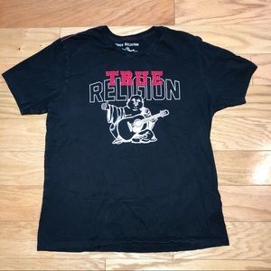True Religion World Tour Buddha men’s black t-shirt, size XXL